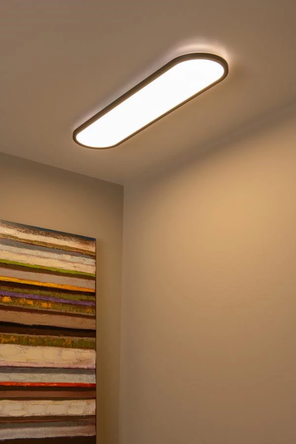 Lucide ELLY - Deckenleuchte - LED Dim. - CCT - 1x36W 2700K/4000K - Opal | Essential - Atmosphäre 2